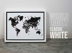 WORLD LIGHT (Classic) - World Map Lighting Decoration Art - ZERO DEGREE