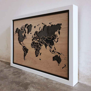 WORLD LIGHT (Classic) - World Map Lighting Decoration Art - ZERO DEGREE